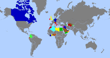 world map