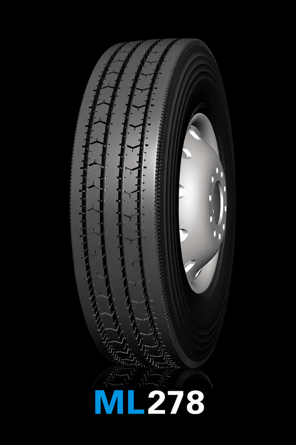 Miller ML278 steer axle tyre